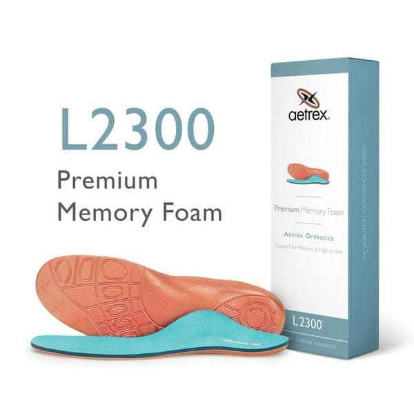 Wkładki męskie ortopedyczne z pamięcią Premium Memory Foam Aetrex L2300M